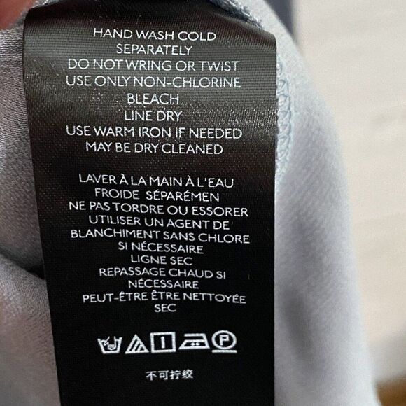 NEW Anthropologie "Madeleine Midi Dress Wedgewood High Neck Layered Sleeves sz 4 - Picture 12 of 13